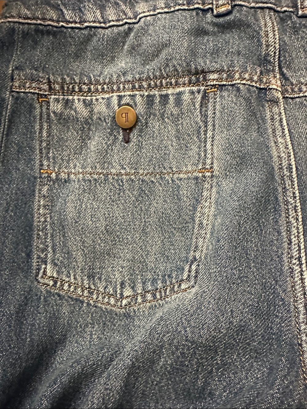 New with Tag! Anthropologie Pilcro Wide Leg Patchwork Jeans - Blue sz 30 Tall - Picture 15 of 16